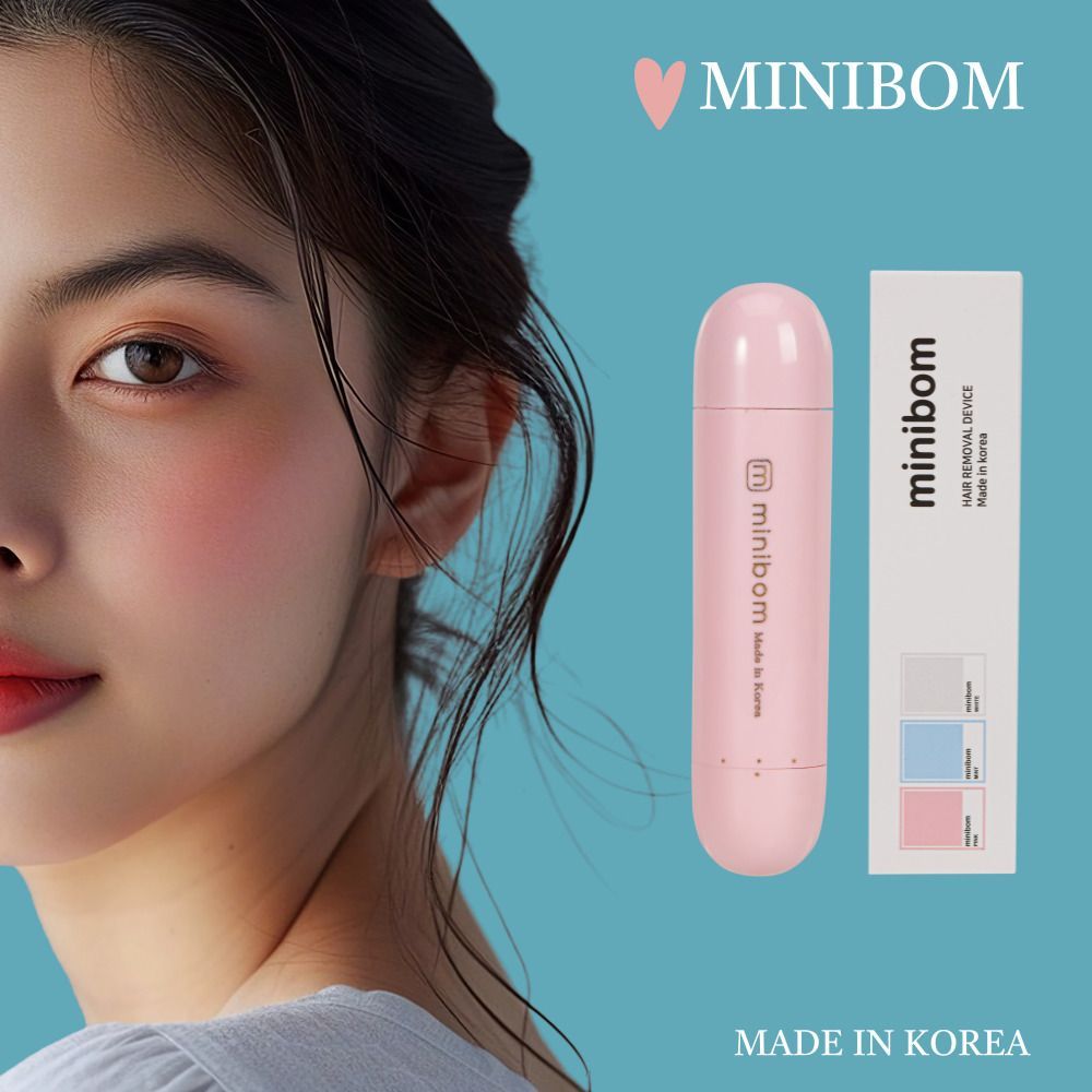 바임코리아 국내산 미니봄 휴대용 얼굴솜털제거 면도기 제모기 잔털제모기