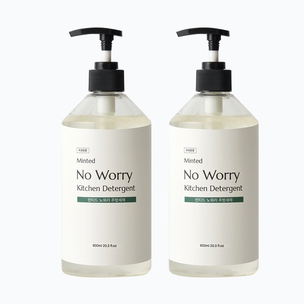 노워리 주방 세제 600ml 2개