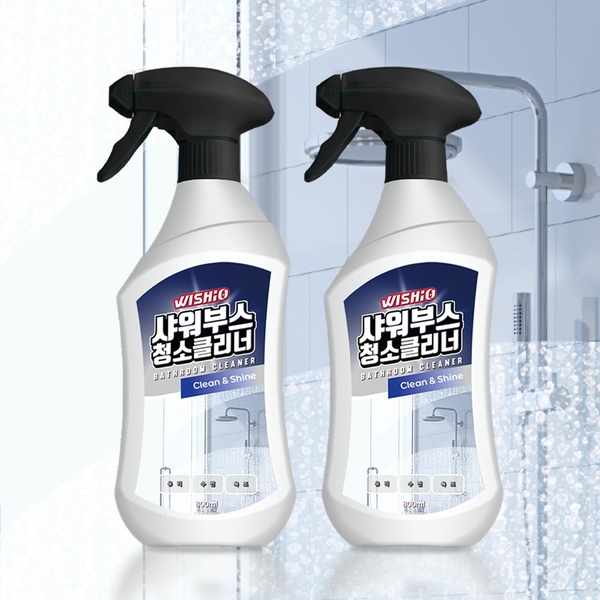 S 1+1 샤워부스 물때제거제 수전 유리 청소 물때 세정제 800ml