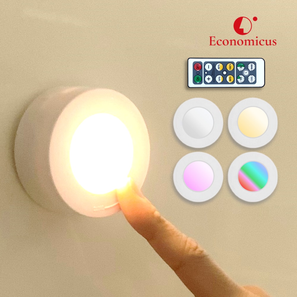LED 무선 붙이는 건전지 간접 조명 무드등 침대 수면등 가격 비교 이코노미쿠스 LED 무선 붙이는 건전지 간접 조명 무드등 침대 수면등