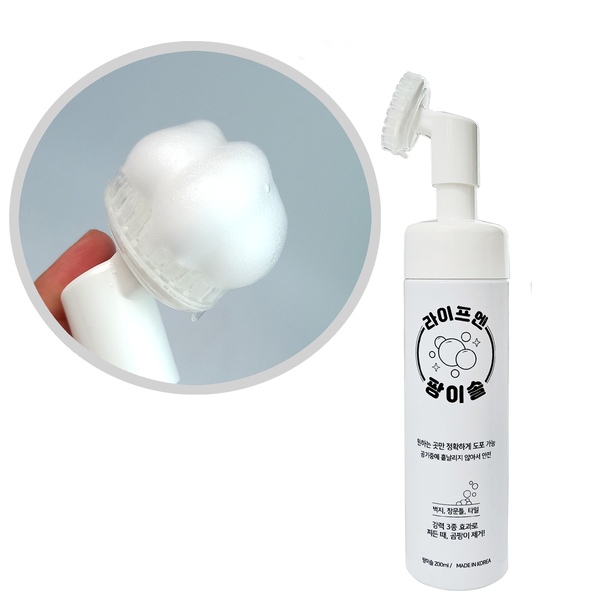 베란다 벽지곰팡이 제거제 벽곰팡이 제거 거품타입 실리콘솔 200ml