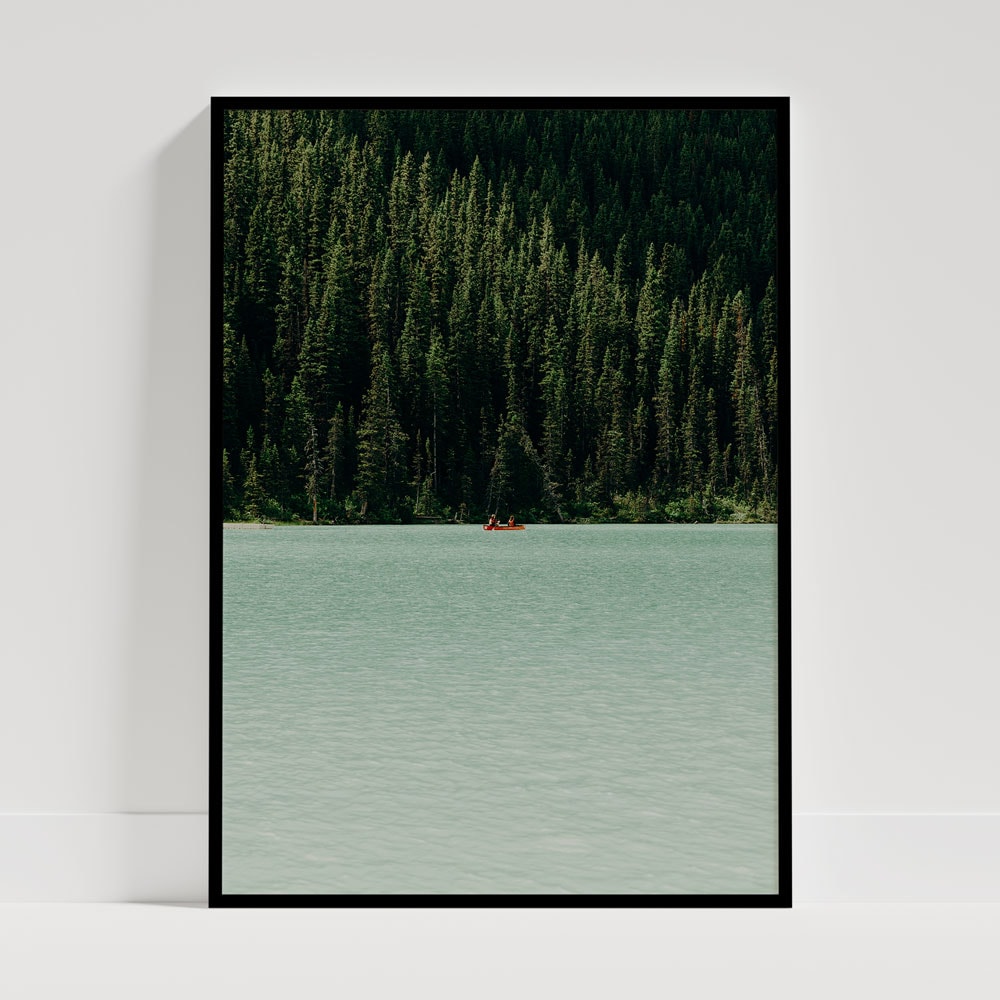 오늘의집 쿠나장롱 인테리어 아트포스터, 수플 Lake Louise