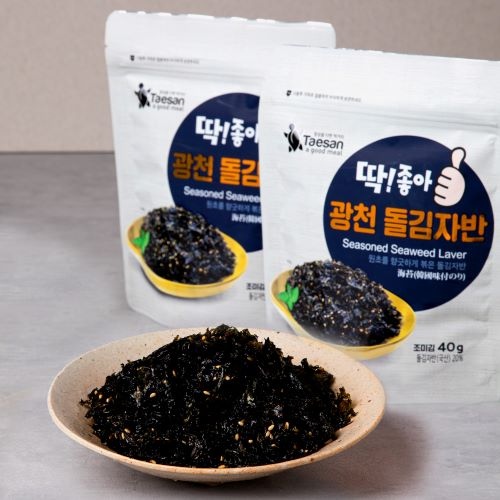 딱좋아 광천 돌 김자반 볶음 40g*10봉 외 1종