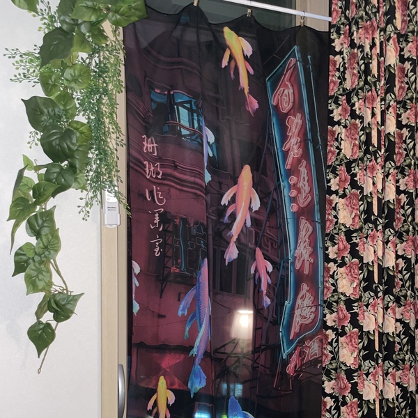 홍콩영화감성 홍콩시티 패브릭 포스터(쉬폰,새틴)