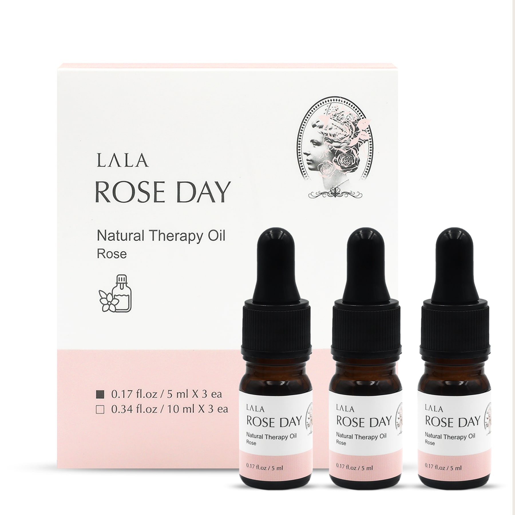 오늘의집 라라로즈데이 여성의 삶의질이 높아지는 천연 이너퍼퓸 5ml x 3개입 세트