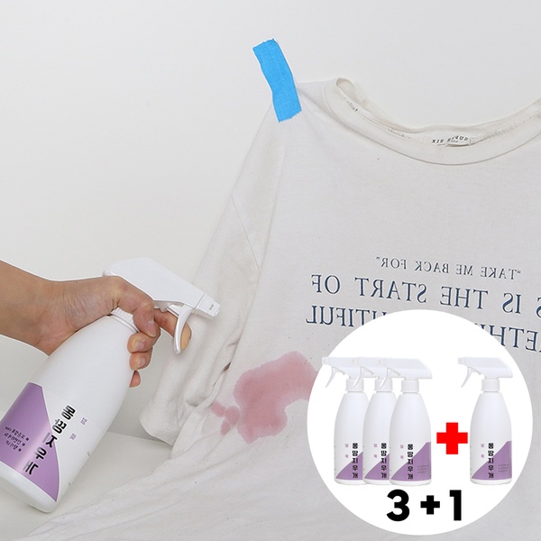 3+1 얼룩제거제 흰옷얼룩 목때 음식물자국 500ml