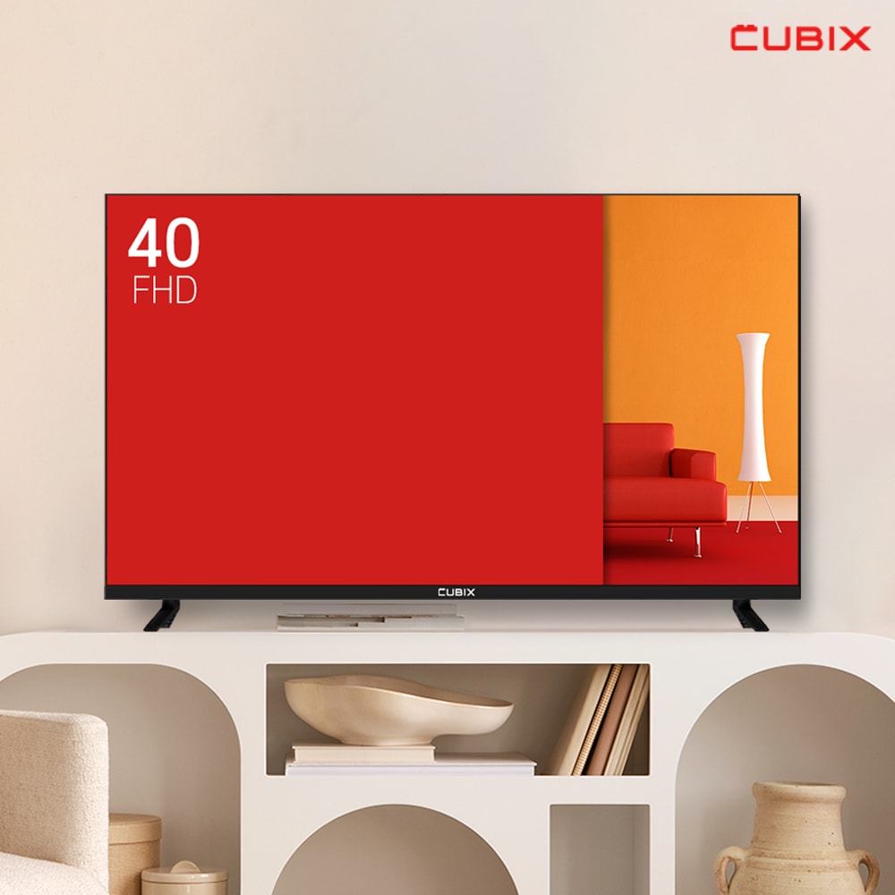 큐빅스전자 큐빅스 101cm(40인치) FHD TV LED 1등급 티비 대기업패널 고화질 - 최저가 198,550원
