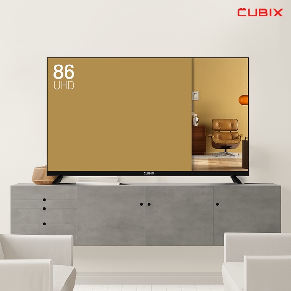 큐빅스 215cm(85인치) UHD 4K TV LED 대형티비 LG정품패널