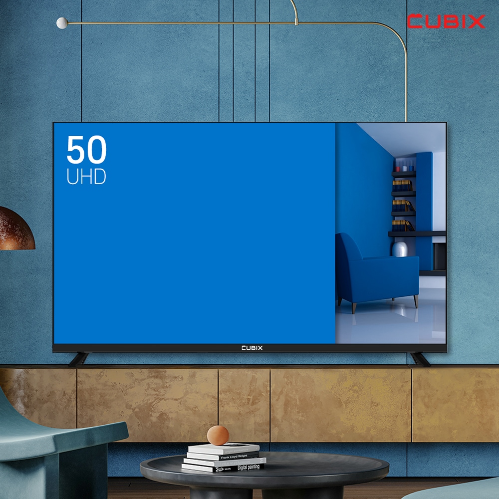 큐빅스전자 큐빅스 127cm(50인치) UHD 4K TV LED 에너지효율 1등급 대기업패널