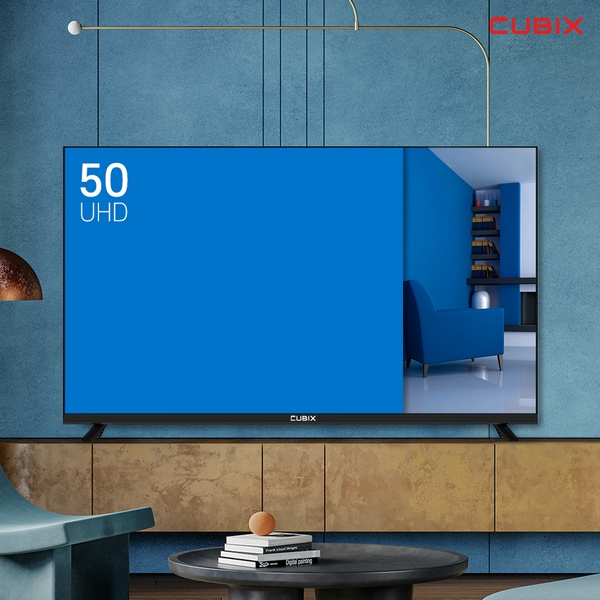 큐빅스 127cm(50인치) UHD 4K TV LED 에너지효율 1등급 대기업패널
