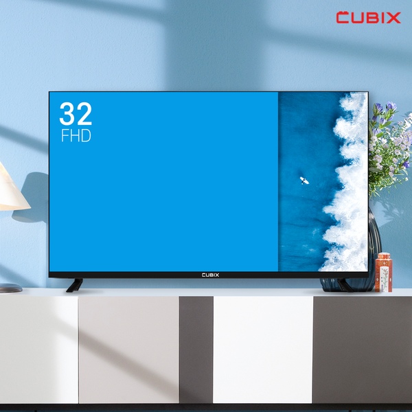 큐빅스 81cm(32인치) FHD TV LED 1등급 티비 대기업패널 고화질