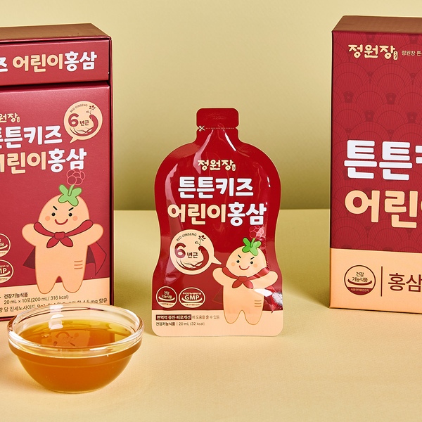 튼튼키즈 어린이홍삼 30포 선물세트