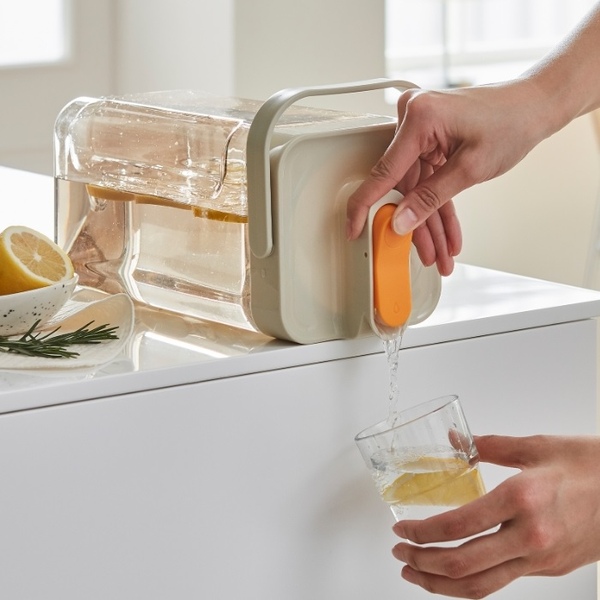대용량 워터 음료 디스펜서 냉장고 물병 물통 워터저그 3.5L