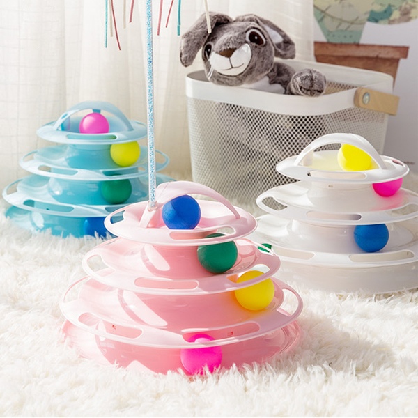고양이 움직이는 장난감 디스크볼 3colors