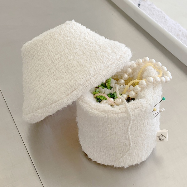 머쉬룸 수납함 Tweed Cream Mushroom (Basic/Giant)