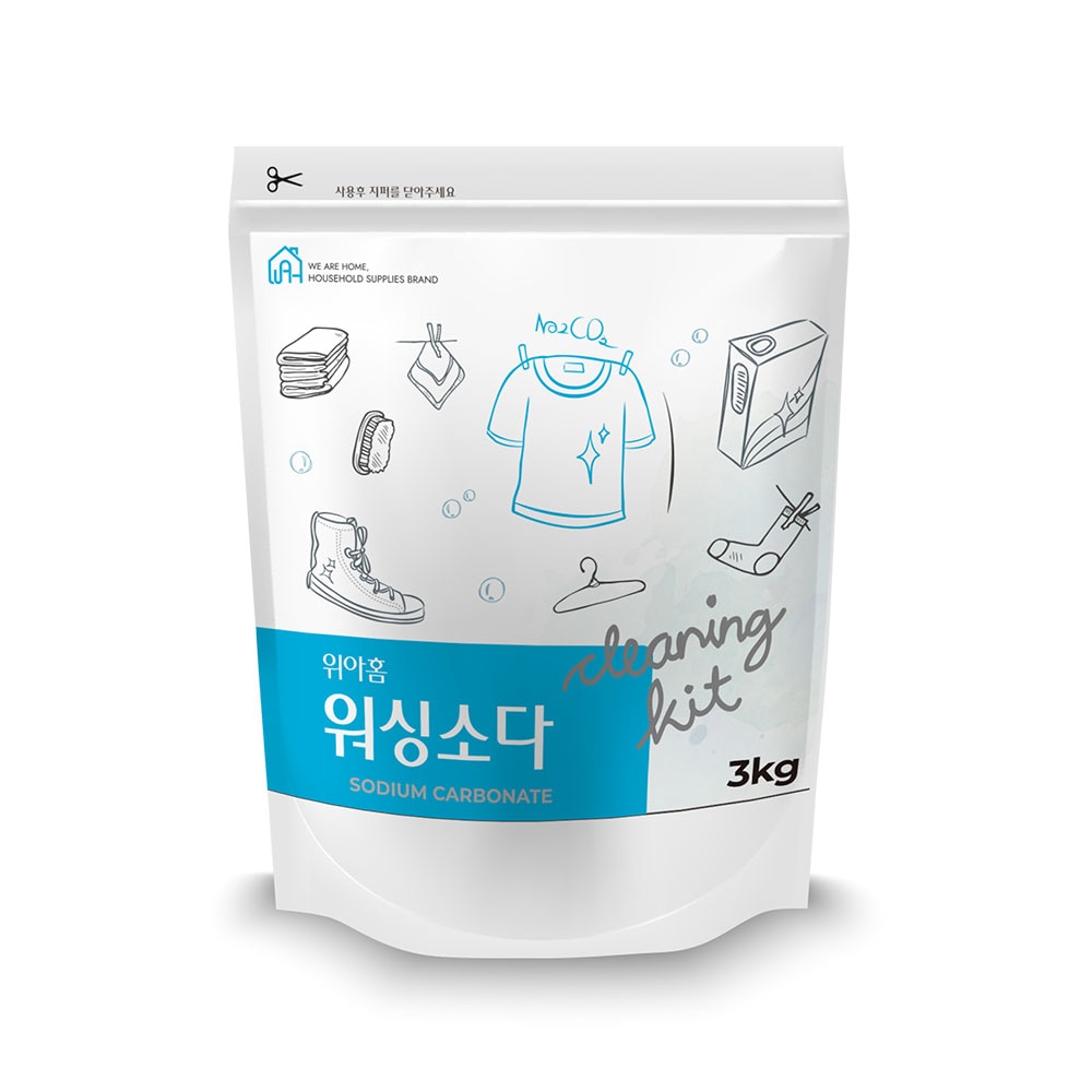 오늘의집 미국 천연 탄산소다 워싱소다 분말세제 3kg