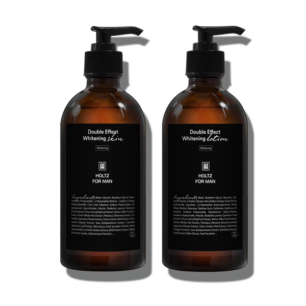 남성 남자 미백 스킨 토너 300ml 미백 화이트닝 로션 300ml 2종 세트