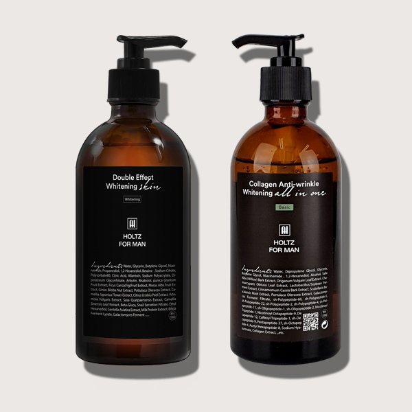 남성 남자 미백 스킨 토너 300ml 올인원스킨로션 300ml 2종 세트 주름개선