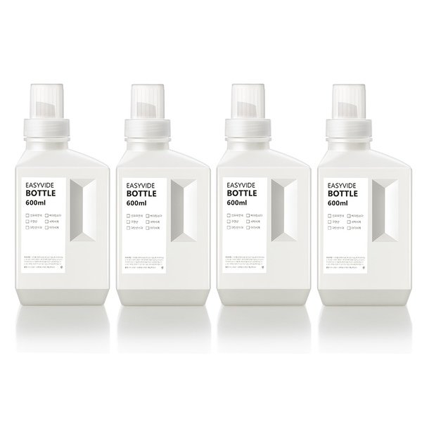 이지바이드 세제통 600ml 4p+라벨스티커 증정