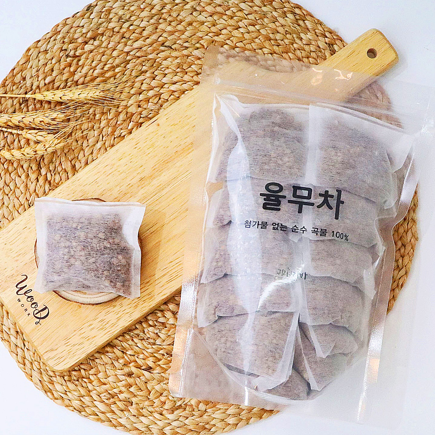 오늘의집 국산 볶은 율무차 티백 식수용 400g