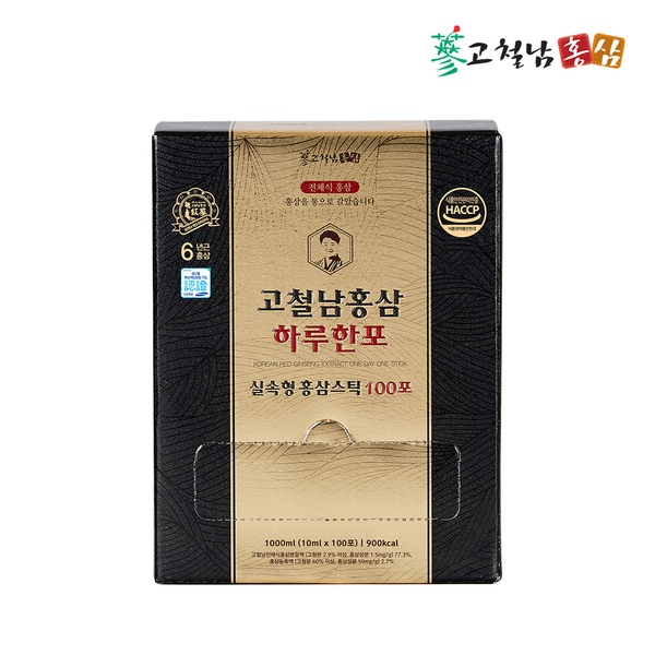 짜먹는 전체식 홍삼스틱 하루한포 실속형 100포