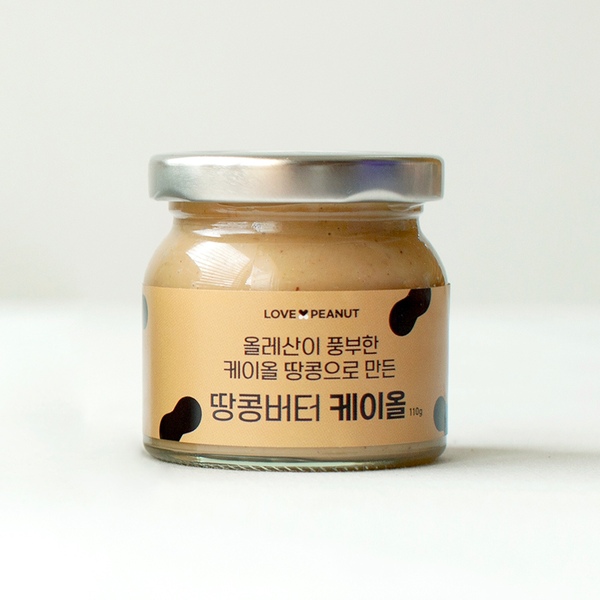 국산 100% 아기이유식 테스트 케이올땅콩 / 러브앤피넛 땅콩버터 케이올 110g