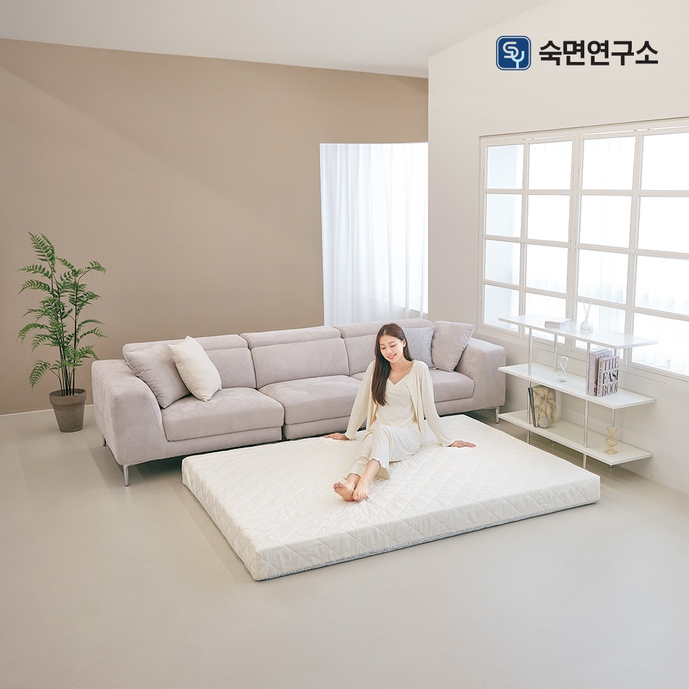 오늘의집 숙면연구소 베이직 탄탄한 매트리스 15cm 원룸 침대 바닥 단단한 토퍼 수면매트 (MS/SS/Q)