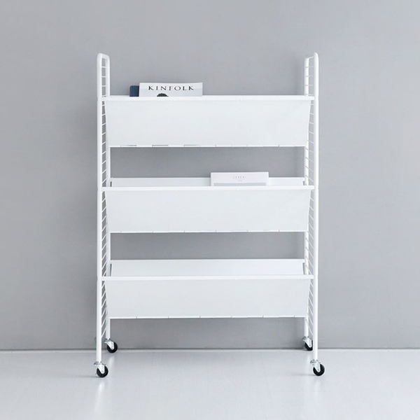 RATNER 책꽂이 트롤리 3단