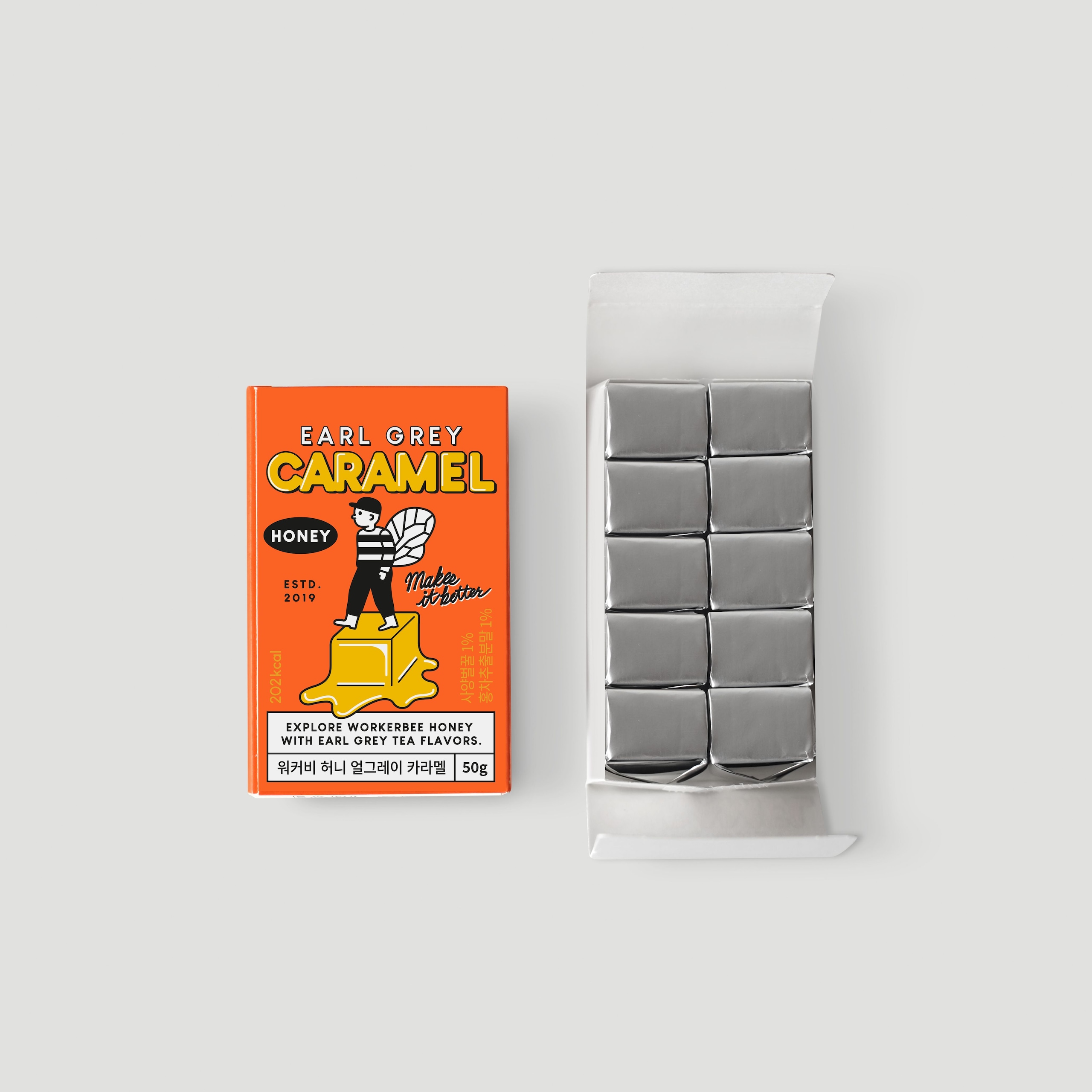 워커비 허니 얼그레이 카라멜 50g