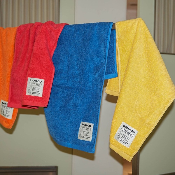 ROUCO 컬러 타월 수건 1pcs (5colors) 코마사 40수 215g 호텔수건