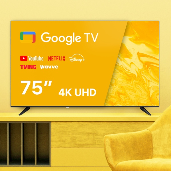 삼탠바이미 구글 스마트 190cm 4K UHD TV 유튜브 넷플릭스 OTT 티비