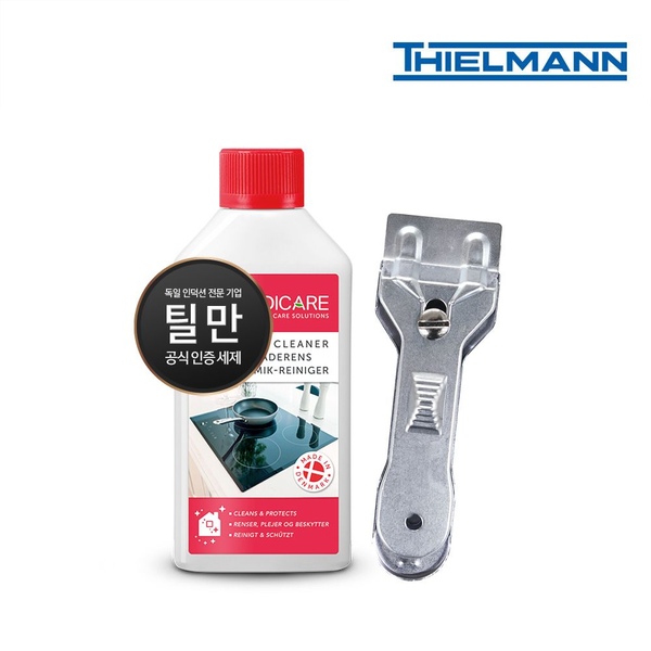 인덕션 하이라이트 전기레인지 청소 세제 세정제 클리너 + 스크래퍼 세트