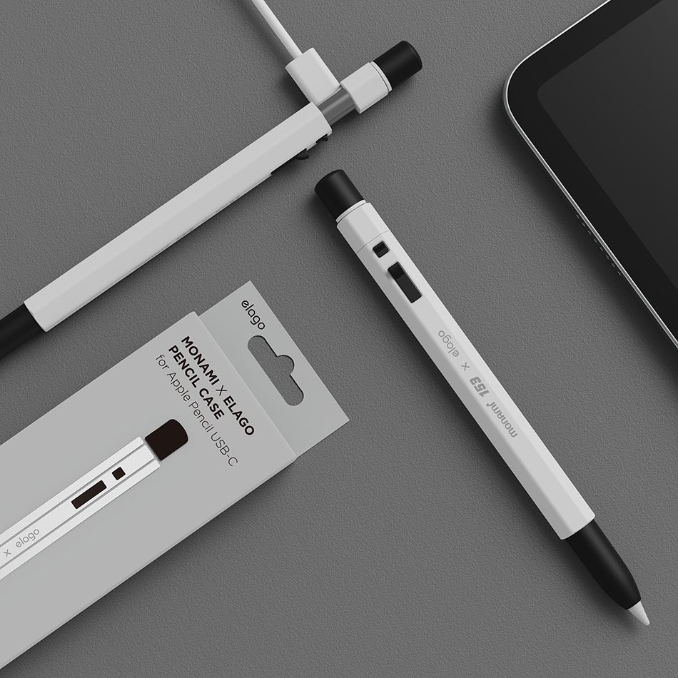 오늘의집 엘라고 모나미 153 애플펜슬 USB-C 실리콘 케이스