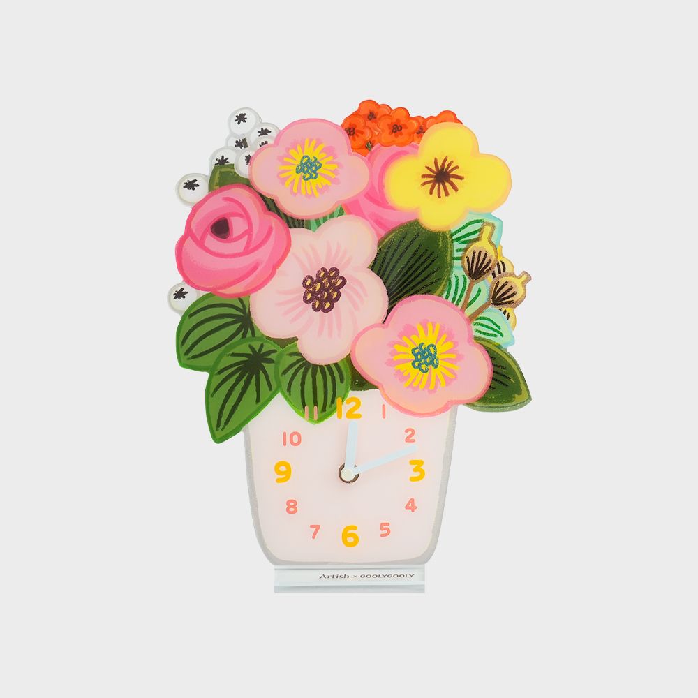 아티쉬 모양시계 MIX VASE, 굴리굴리