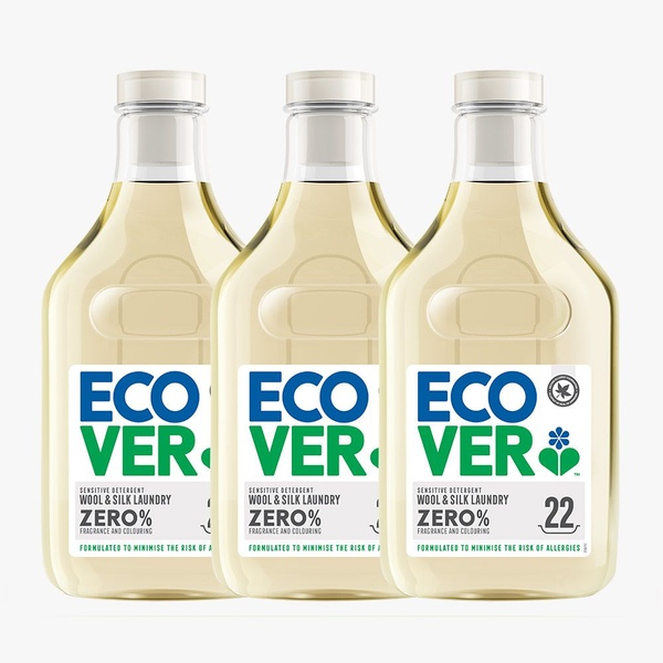 제로 저자극 울세탁세제1000ml, 3개