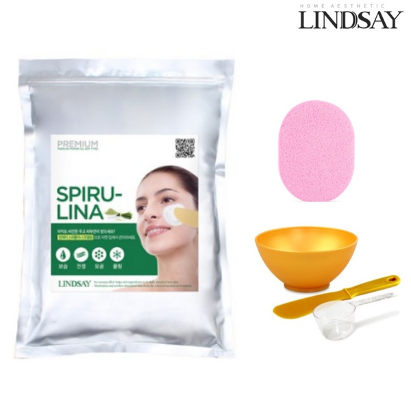 대용량 모델링팩(1Kg 스피룰리나)+팩도구 4종세트+해면추가