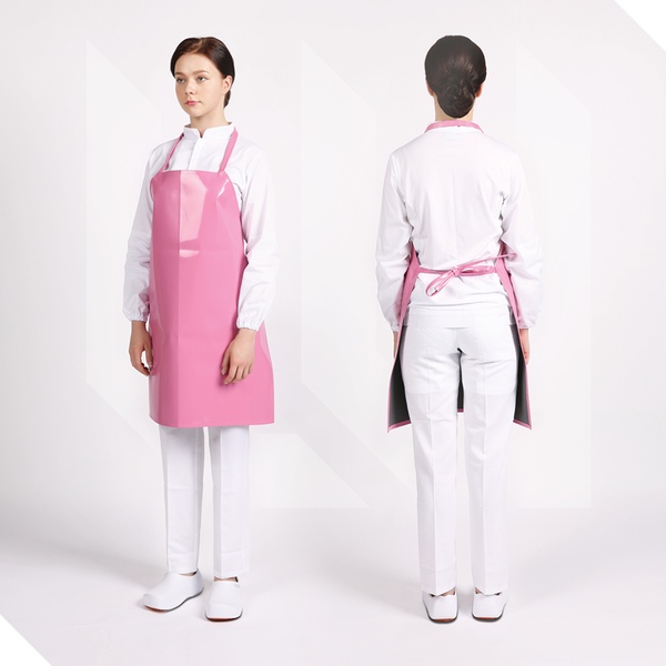 방수앞치마 / 양면코팅(소_목끈형) 13color
