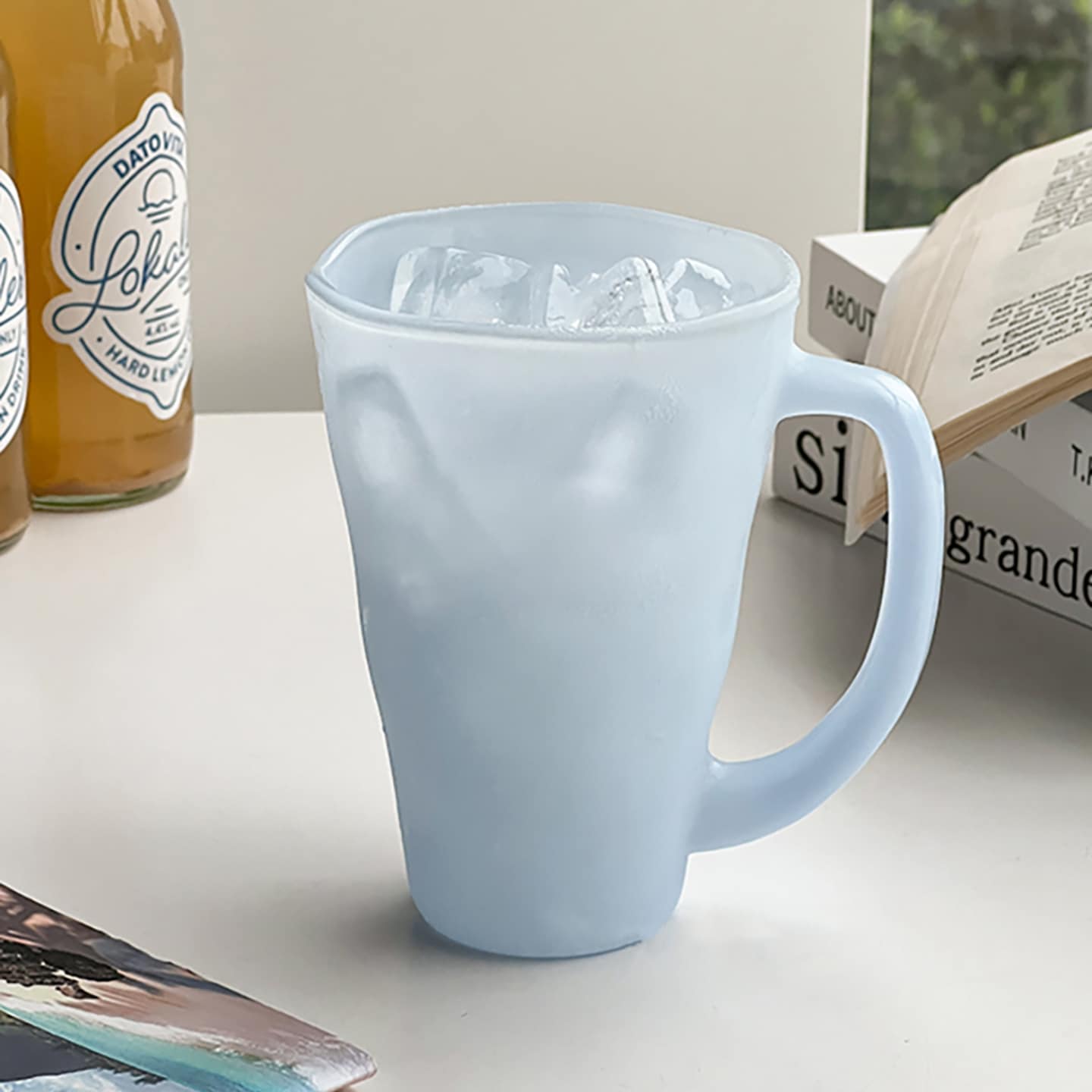 컬러 밀크 글라스 유리잔 아이스 커피 홈카페 머그컵 380ml 가격 추이 그레이스 홈 컬러 밀크 글라스 유리잔 아이스 커피 홈카페 머그컵 380ml - 최저가 8,000원