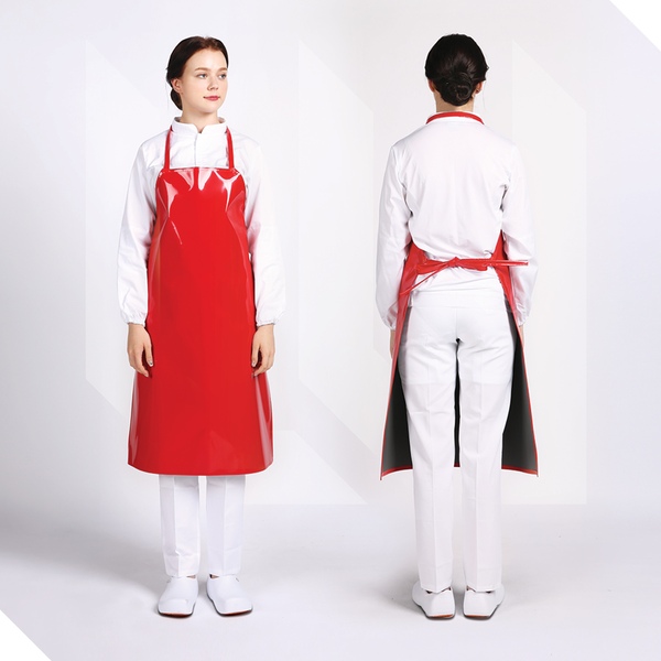 방수앞치마 / 양면코팅(중_목끈형) 13color