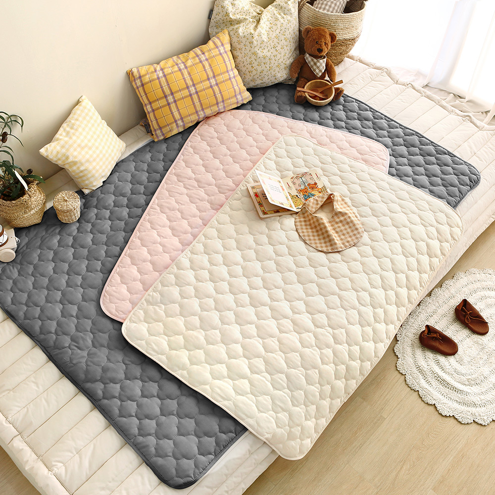 오늘의집 쁘리엘르 디유 순면 유아 방수패드 2size 8colors