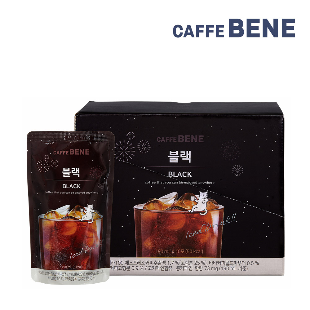 카페베네 블랙커피 /190ml 10팩