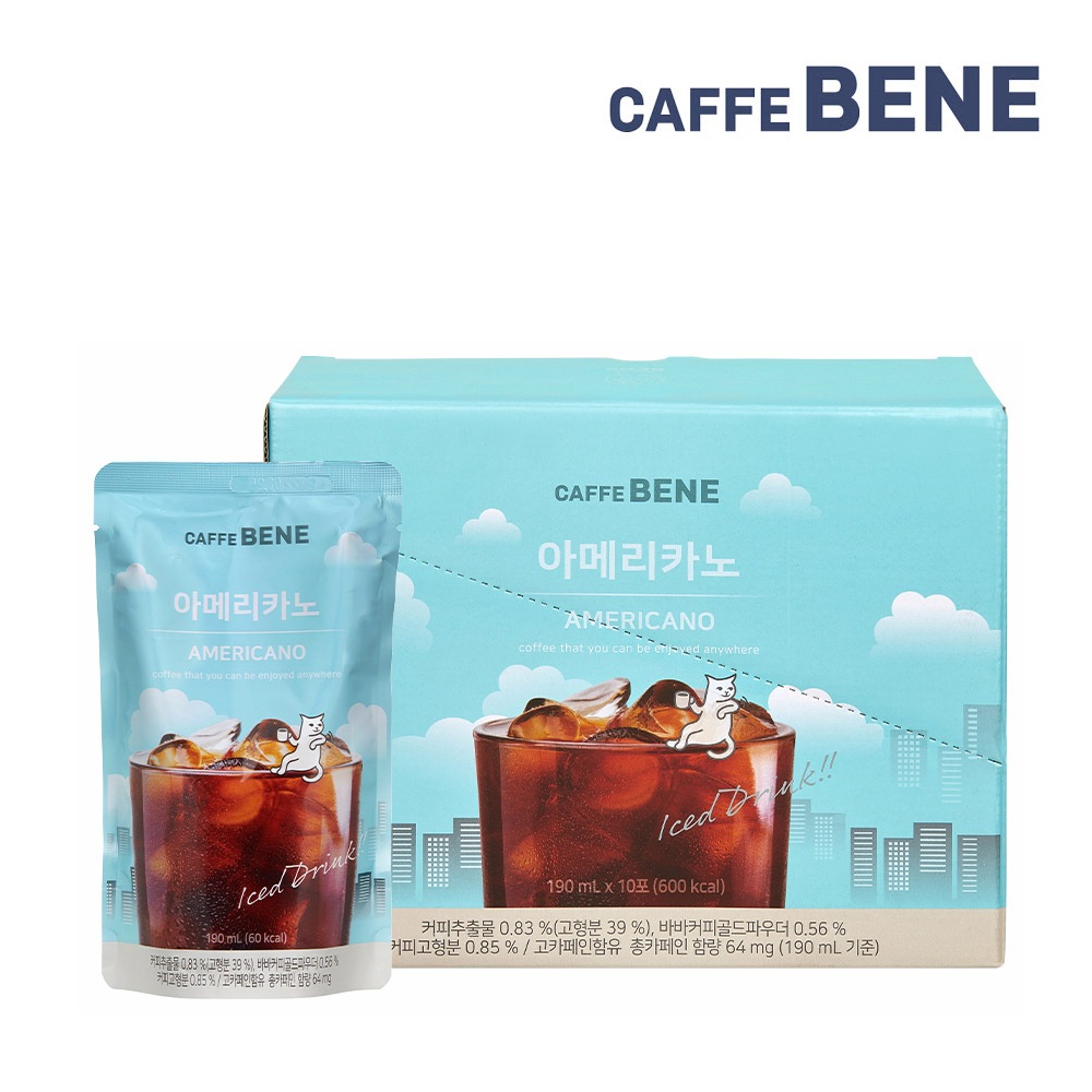 카페베네 아메리카노 / 190ml 10팩