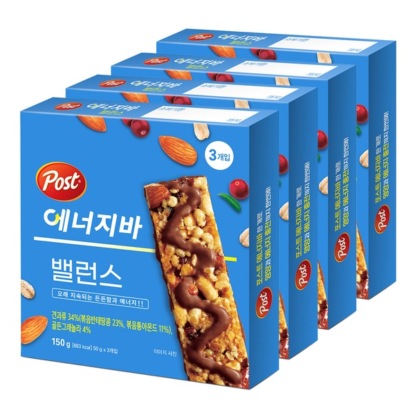에너지바밸런스 150g*4개 총 12입