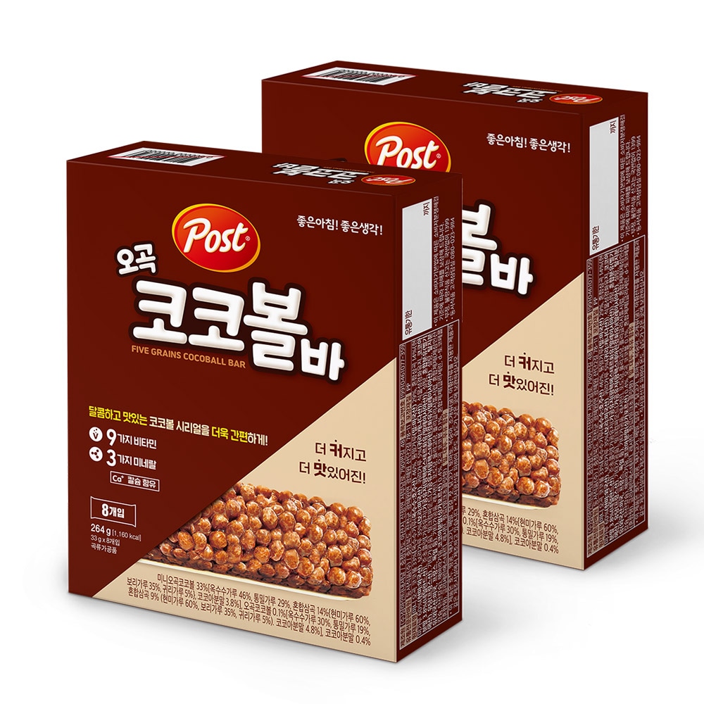 오곡코코볼바 264g*2개 총 16입 가격 추이 동서식품 오곡코코볼바 264g*2개 총 16입 - 최저가 15,048원