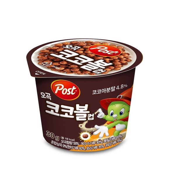 오곡코코볼컵 30g 12개