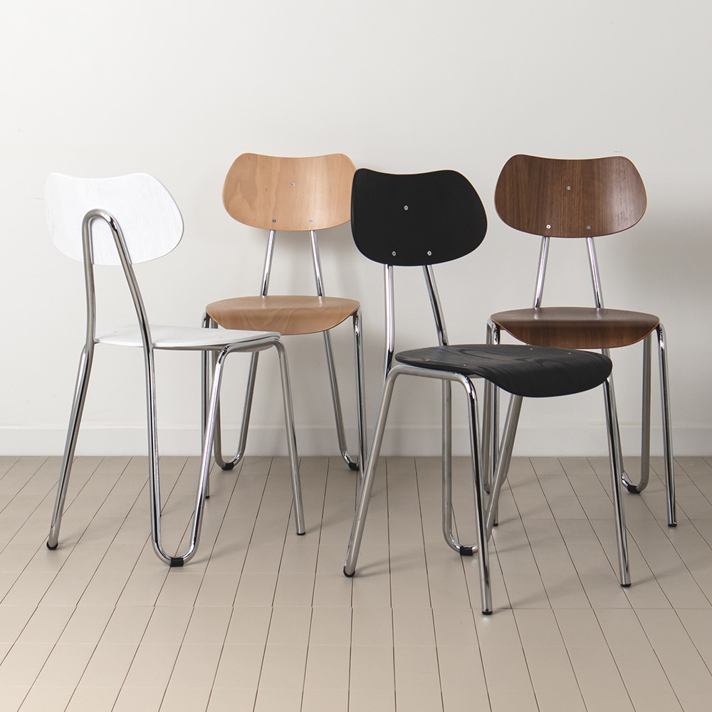 미드센추리 모던 뉴트로 캣츠 체어 4colors