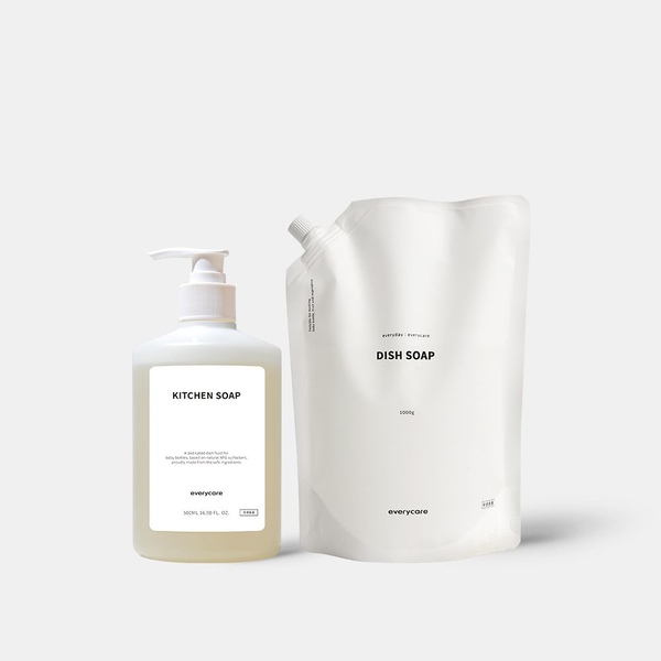 주방세제 500g + 리필 1000ml (젖병겸용)