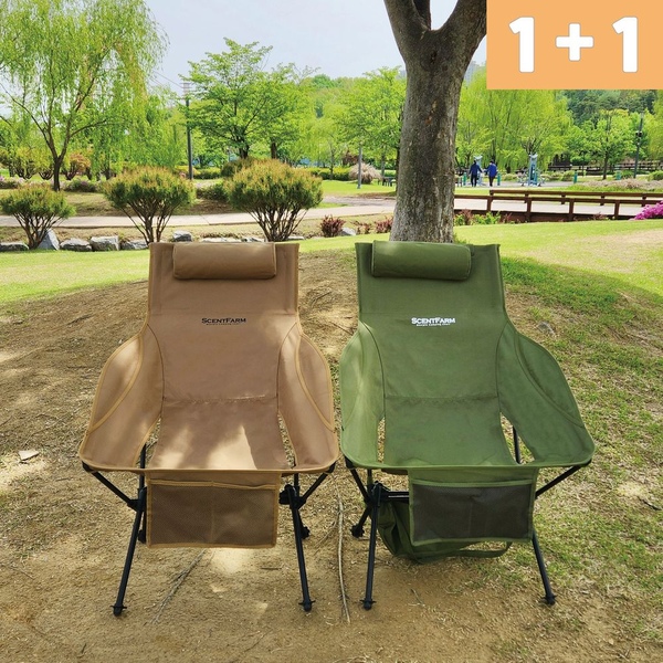 캠핑의자 1+1 와이드 롱 릴렉스체어 경량 초경량 캠핑용