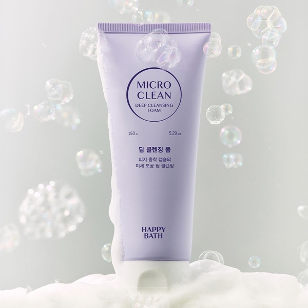 해피바스 마이크로 클린 딥 클렌징 폼 150g