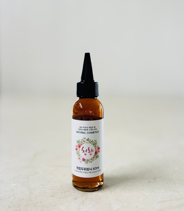약초두피토닉 60ml 빈약한 모발케어 두피토닉 60ml